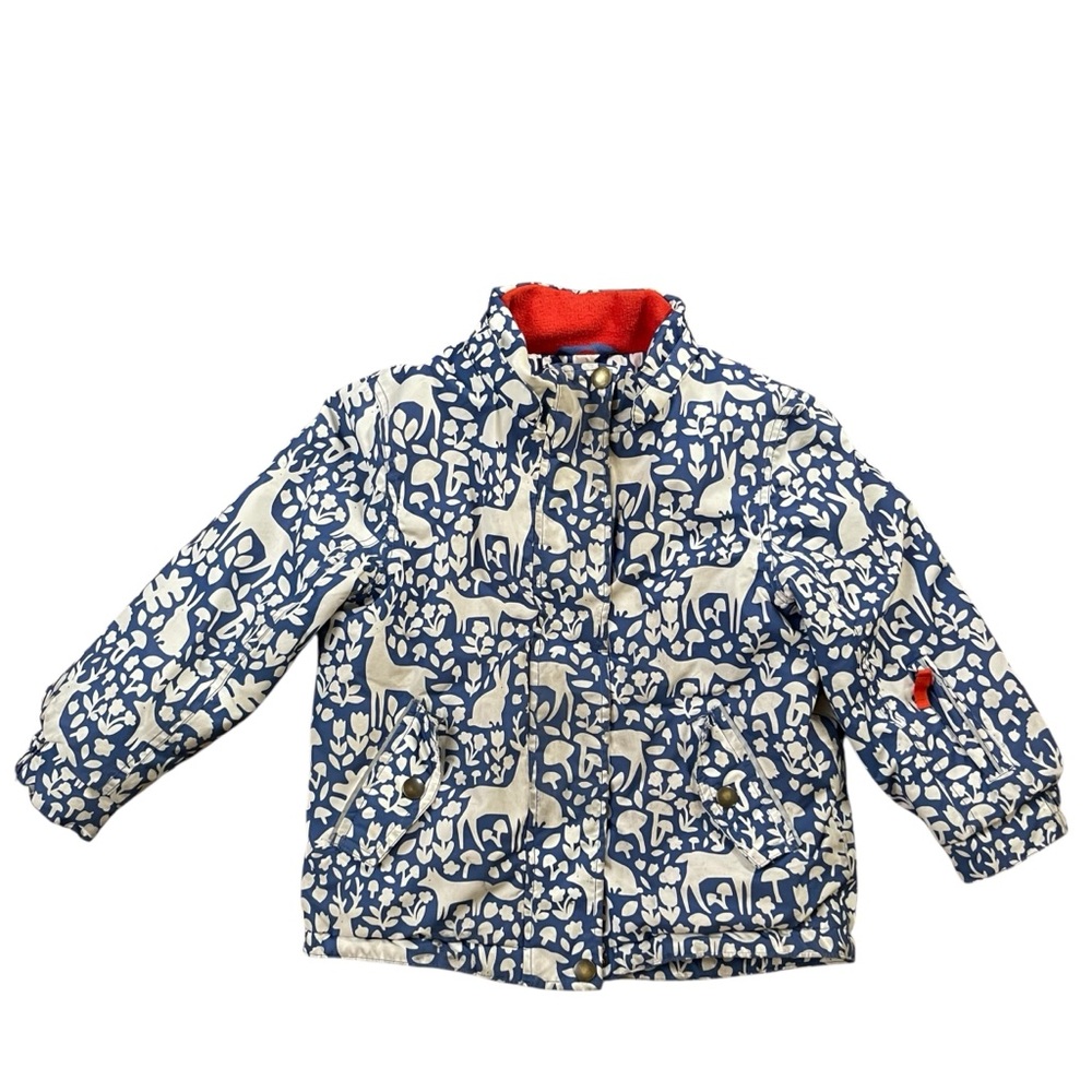 Boden Adorable Forest Animal Winter Coat‎ Jacket with Multiple Pockets